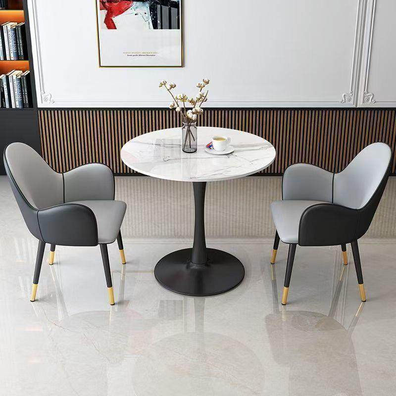 岩板洽谈桌椅组桌合KRL猫爪皮商务接待桌小阳台休闲咖啡轻奢椅餐,商业/办公家具,餐桌椅系列,淘宝优惠券,粉丝福利购,淘宝优惠卷