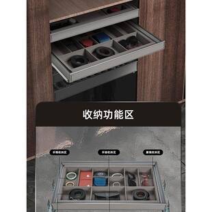 衣柜拉拉篮首饰盒001抽屉式子五抽内置抽格裤架可伸缩滑轨金百宝