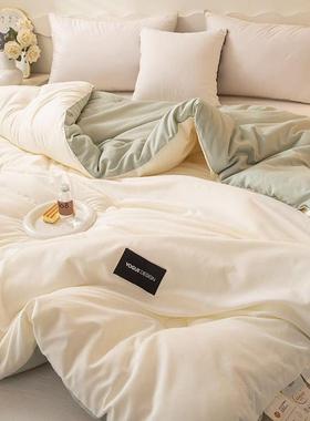 大豆被纤维暖被子棉冬天加厚芯A类羽丝保绒被南XBCH通家纺单人双