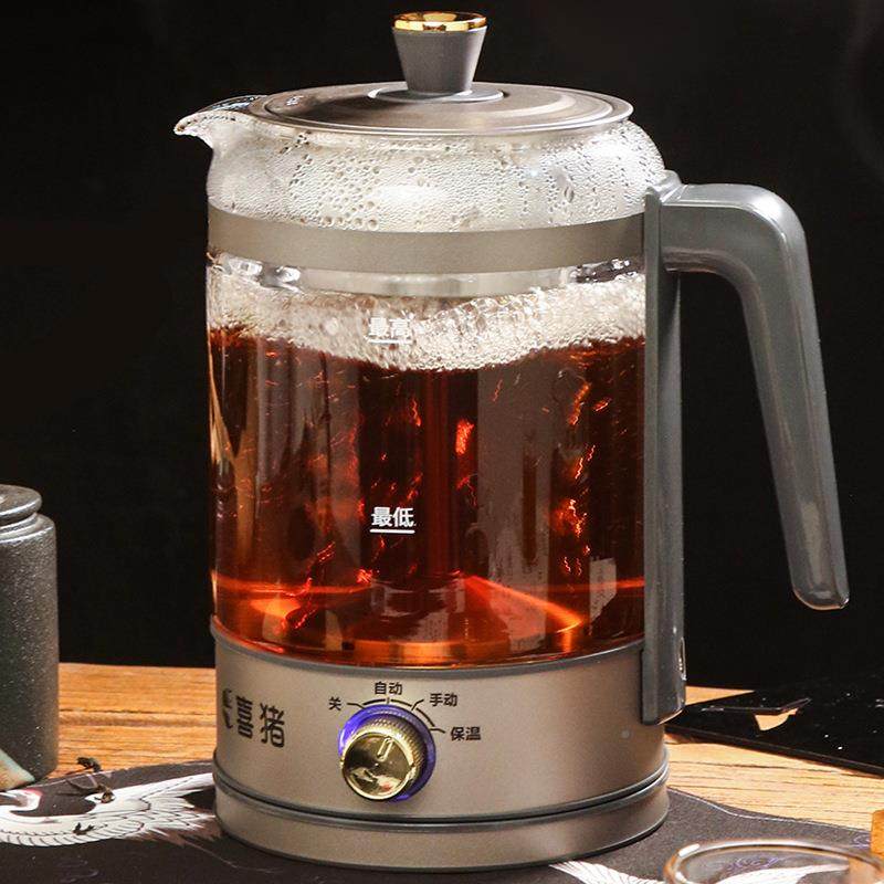 喜第九代煮猪茶器家用HP-017H玻璃蒸汽自保温烧水茶电热花安动化,厨房电器,养生壶/煎药壶/养生杯,淘宝优惠券,粉丝福利购,淘宝优惠卷