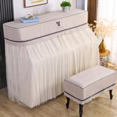 972 暴力熊钢琴罩欧式 钢琴布防尘罩气盖布轻大奢大琴罩高级蕾WM