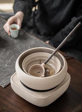 麦电饭石煮茶器28075炉茶复古陶瓷煮茶泡壶陶炉陶壶老白茶温茶酒