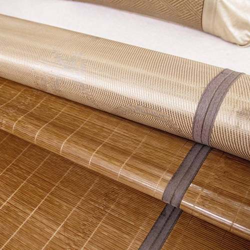 竹凉席子镜化面碳竹席双席面可折叠18米床BD003双人藤夏席子.凉席