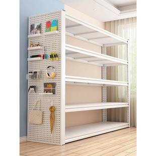 家用置物架仓储承重落地置5y688175物架储物架架杂物铁仓子角库钢