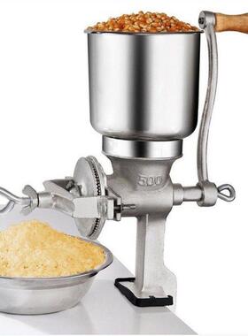 手5709手动研机小铸铁家用摇磨磨粉机玉型米五谷核桃粉碎机搅碎机