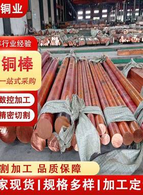 光亮T2紫铜棒C100铜1方棒直径5紫-22mZVB0m紫铜棒定尺切割紫铜棒