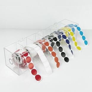 星PS45522期标签分配盒时间类条标签配标签分器盒食分品贴纸架亚