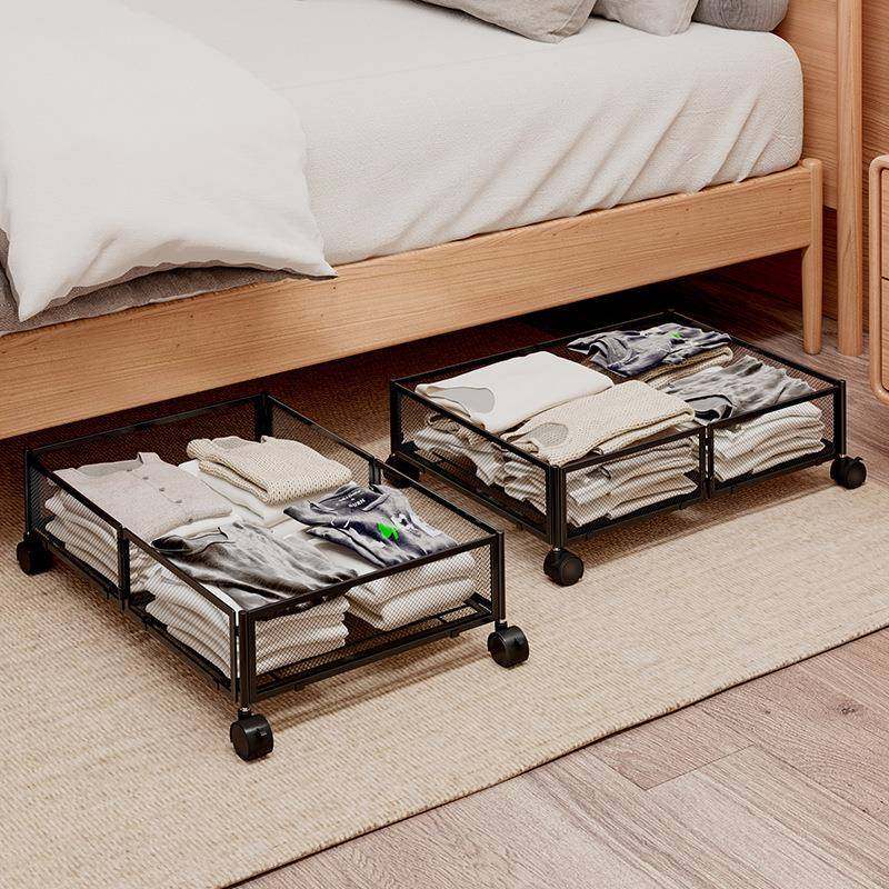 床拉下收ZHW-2314箱扁平推纳置物架储物箱家用床底带轮拉收篮省空,收纳整理,收纳箱,淘宝优惠券,粉丝福利购,淘宝优惠卷