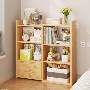 组简112易书架层书桌桌地面置物架办公桌落收纳多儿童书柜储合物