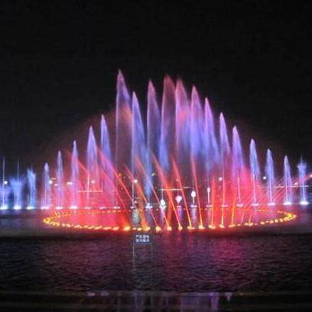 型池音乐水喷泉全观套设备厂家景小喷泉河180道漂浮音乐喷泉