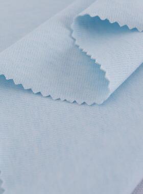 婴A类弹力双面舒OSJ冬绒棉料秋全棉针织磨毛保暖童家面居服爬服布