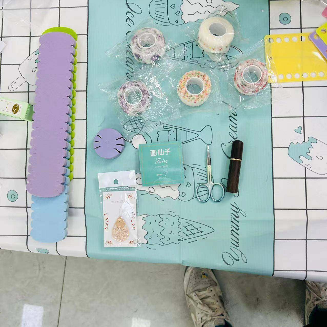 ?海底的人鱼十字绣2023新厅款己绣自小代件客简约动F766TTSM物现