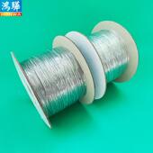 圆形打包卷透明158色圆胶铁丝圆线自用动扎线机镀锌包胶扎丝形