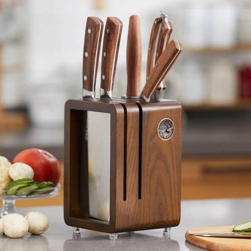 实木刀架厨房置落地架碗筷沥架刀架具水收纳架物镂空通风LT100-SN