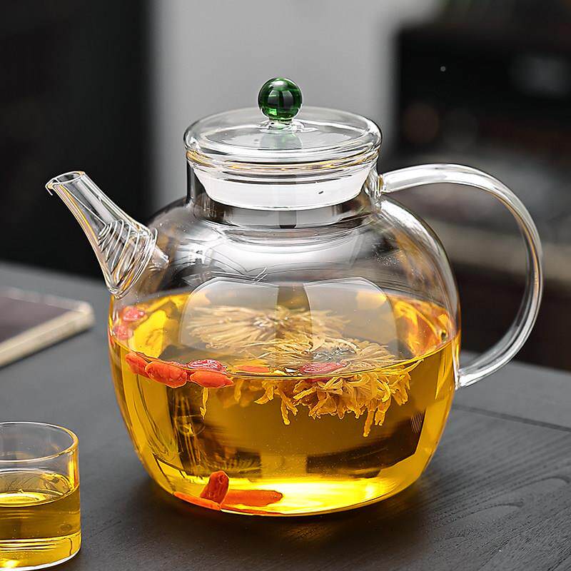 冷水壶家用冷壶大量泡茶壶水耐高温加厚玻璃煮水水壶茶壶容白开果