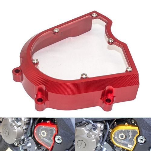 黄龙600 赛600 钱江追600 SRK改装配件透明小牙盘盖齿轮盖 链条盖