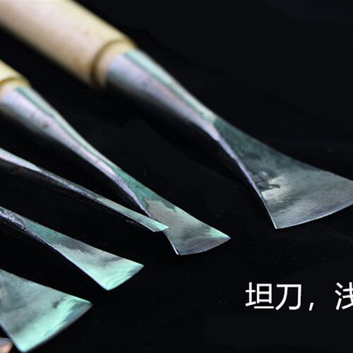 匠人打胚坦刀浅圆刀正宗2号刀东阳木雕刻刀东阳雕刻刀2字刀 胚刀