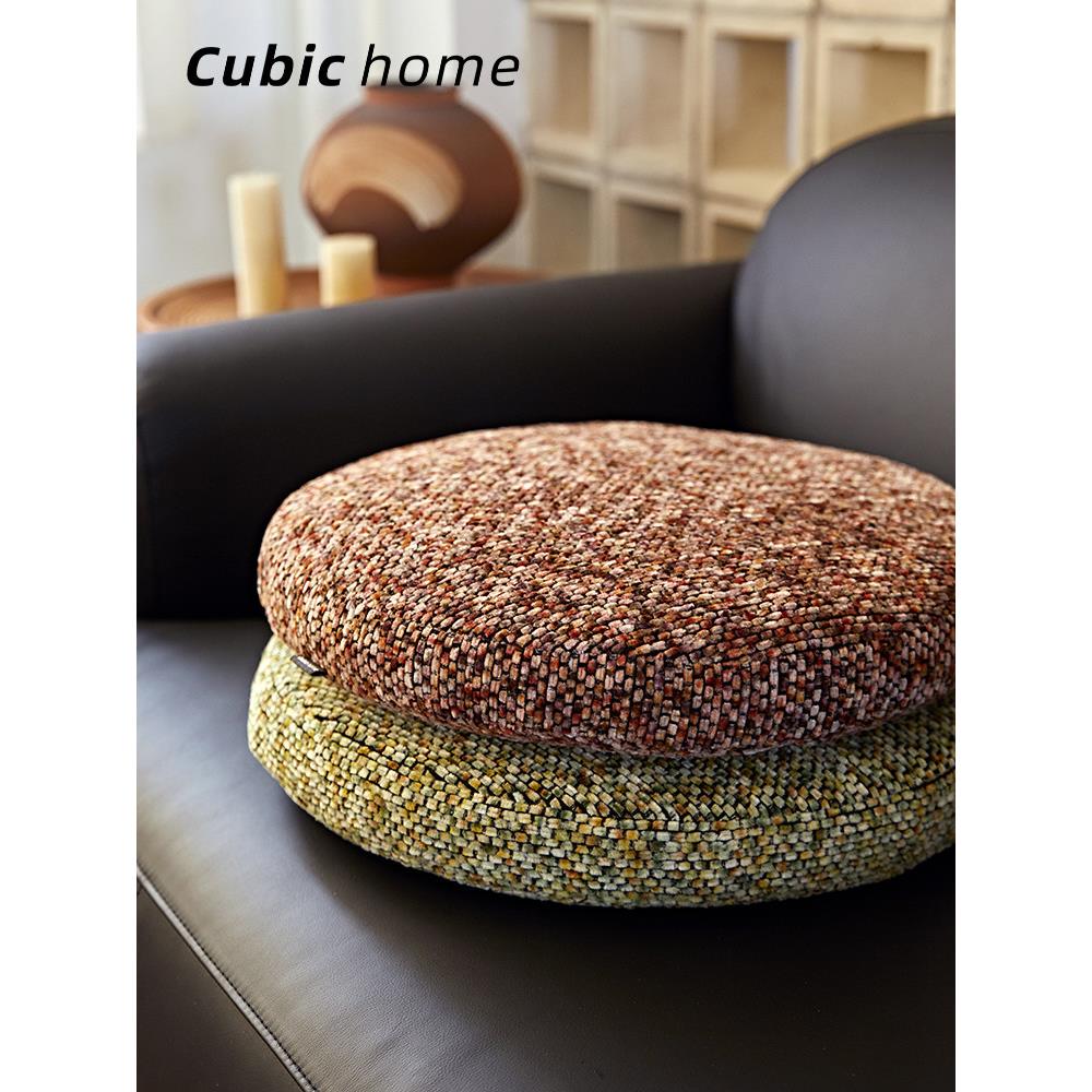 Cbhome新产品加厚棉麻靠垫,蒲团凸窗圆形靠垫,家庭办公坐垫,可
