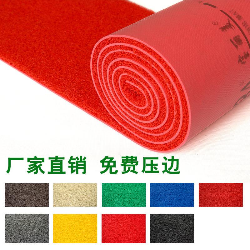 可裁剪丝圈地毯地垫进门门口入户走廊厨房门垫加厚防滑pvc脚垫子