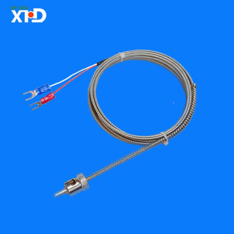 K型压簧式可调注节热偶电rdo-3380塑机用卡温扣式高热电偶厂家