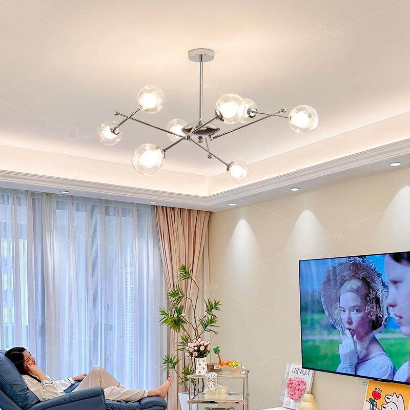 包豪斯天秤魔g豆厅简吊灯北欧现代约主客卧极简创意卧室灯具c9304