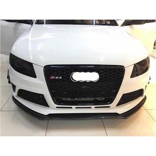 适1用于奥迪A4网L改装 R383S4中080911012四驱蜂窝前脸a4lrs4格栅