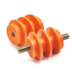 0100波纹/绝缘子M6/无品牌/装M8M10配电柜低压25/3/40/50零地排绝
