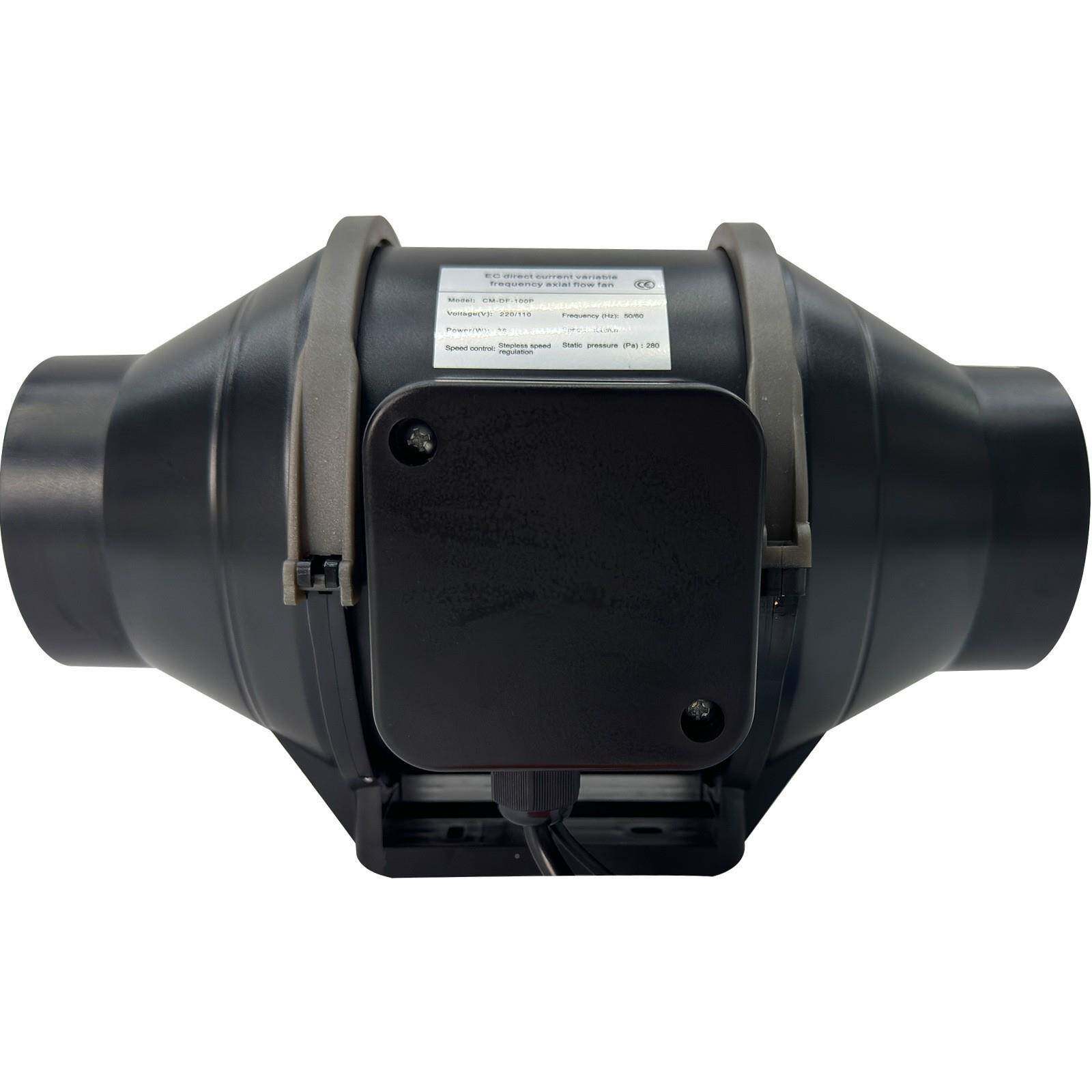 C100-240V烟斜流管道风机强风排气A扇换气DF-MS调油抽风机旋钮EC