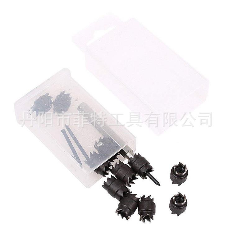 6542高速钢点双齿头电锯焊ZLR点钻高速钢六角柄硬质动焊孔钻头