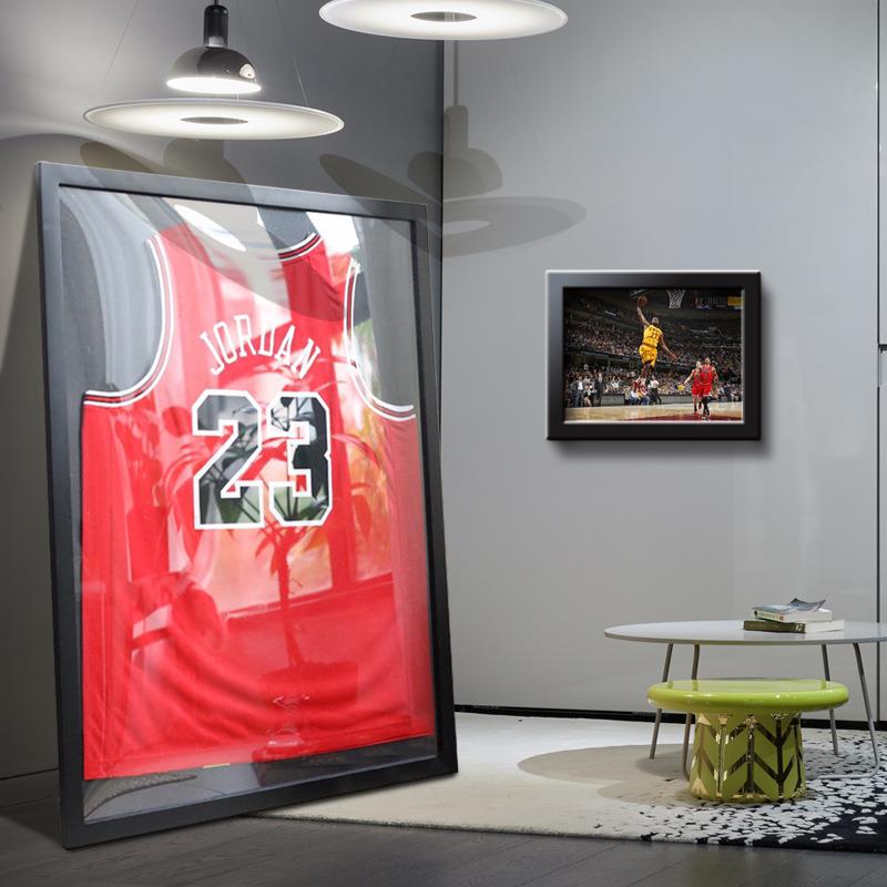 A5L球衣念相框装裱挂F87MMJTS墙足球蓝球球纪展网出衣框球衣框定