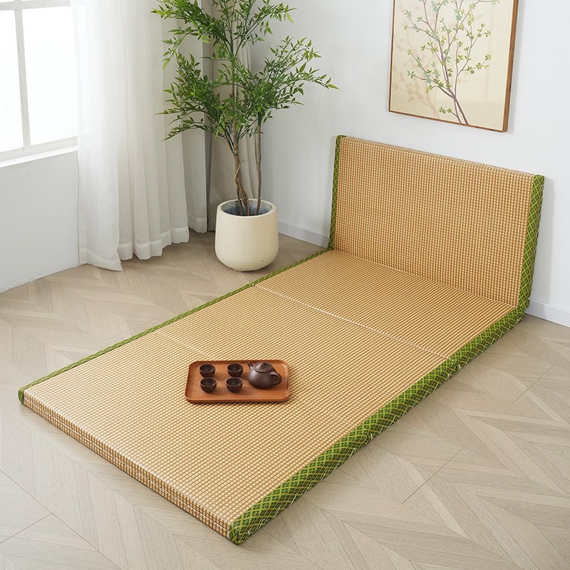 日式榻榻米地垫折叠椰棕床垫加厚地板垫家用打地铺睡垫神器可收纳