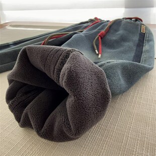 儿童加绒牛仔裤2024年冬季新款男童洋气裤子一体绒百搭长裤童装裤