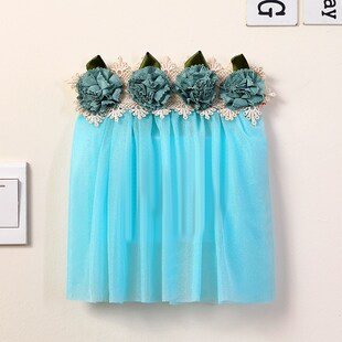 插座开关盒电表箱装饰帘遮挡创意可视对讲门铃电话套集线电闸箱