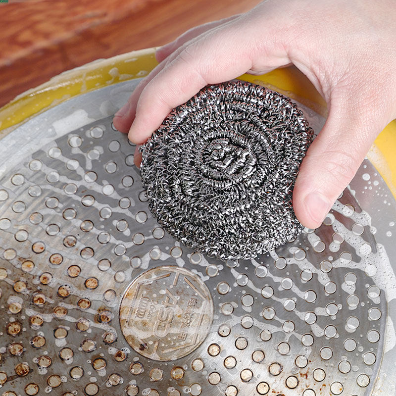 带柄钢丝球不锈钢家用大号清洁球铁丝不掉丝厨房用品洗碗刷锅神器,家庭/个人清洁工具,钢丝球/钢丝刷,淘宝优惠券,粉丝福利购,淘宝优惠卷