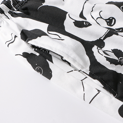 睡衣夏季情侣纯棉女背心短裤薄款套装男无袖家居服宽松大码可出门