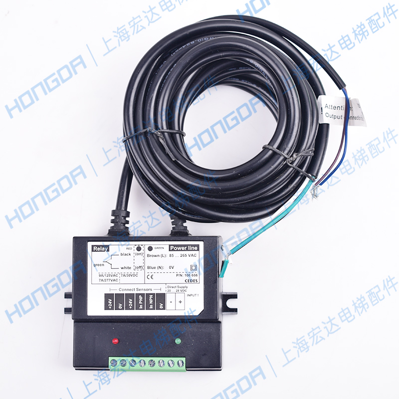 巨人通力迅达华升富士达电梯CEDES Mini2000  CH-7302光幕电源盒