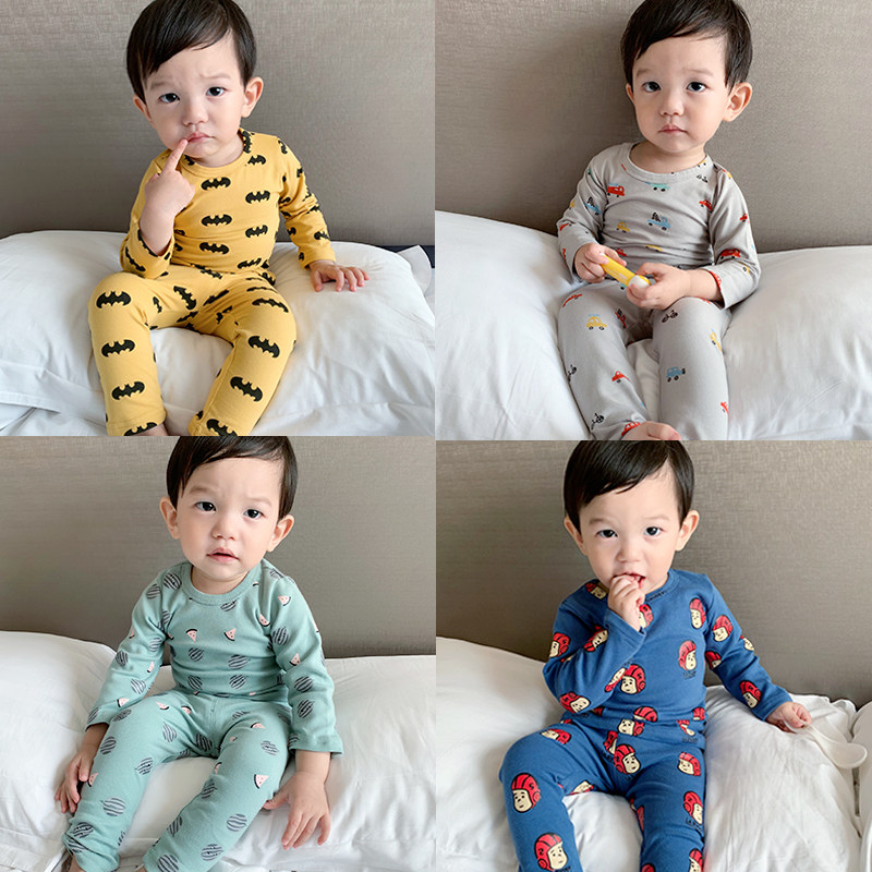 男童家居服宝宝睡衣薄款儿童内衣秋冬保暖纯棉洋气秋衣秋裤套装潮,童装/婴儿装/亲子装,家居服套装,淘宝优惠券,粉丝福利购,淘宝优惠卷