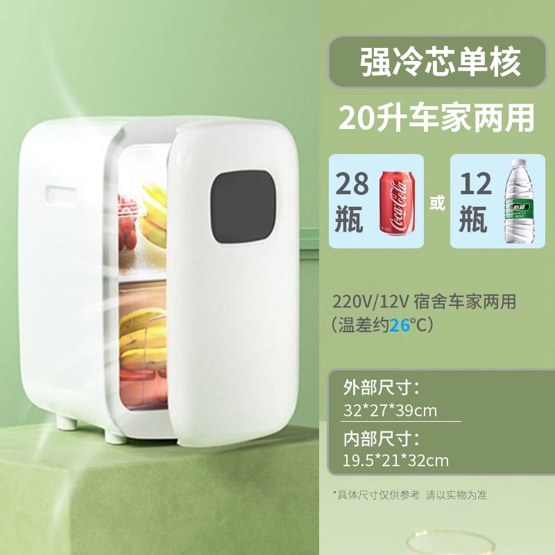 2024新款车载冰箱迷你小冰箱二人三人家用办公室特小型冷冻冷藏