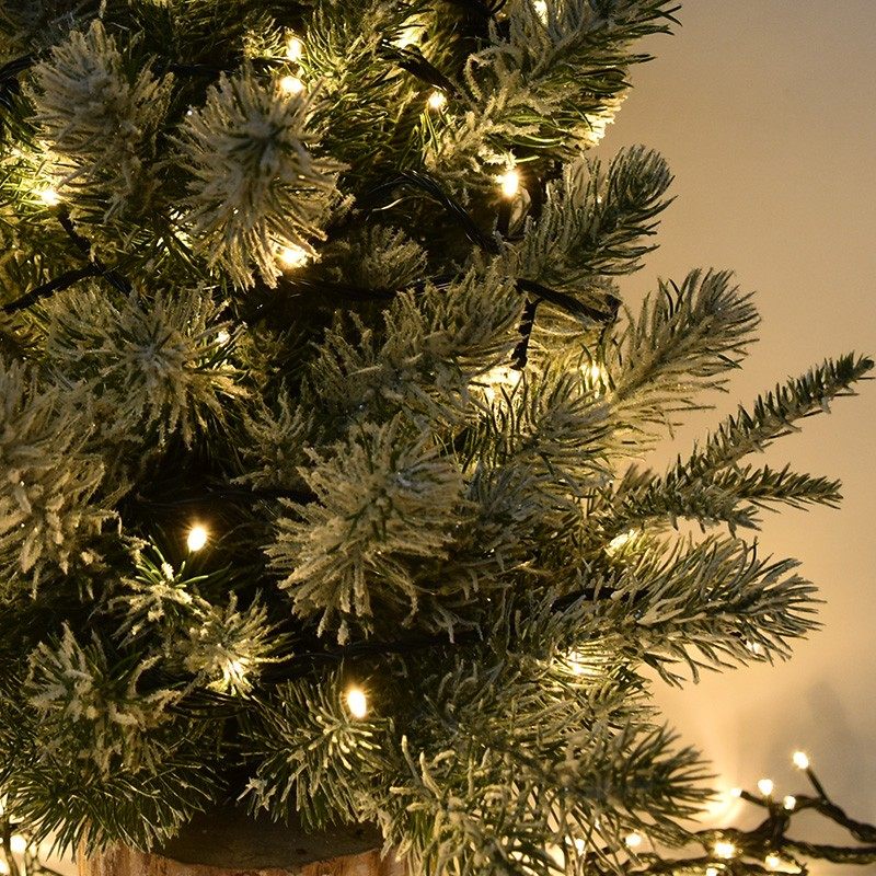 LED暖色灯闪灯满天星户外防水节庆装饰灯圣诞树场景布置灯串挂件