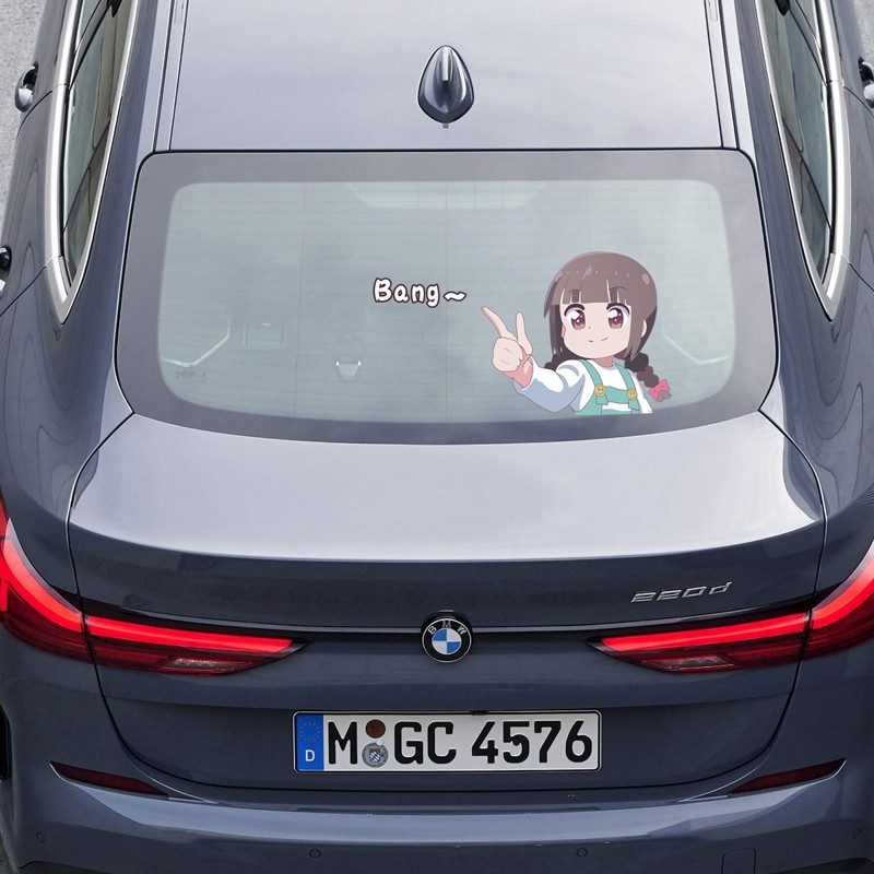 美少女战士车贴白咲花天使降临车贴可爱卡通动漫车身车门两侧贴纸