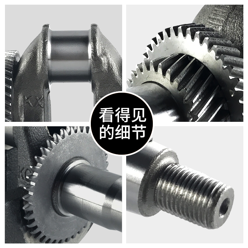 汽油发电机水泵配件168F170/GX160水泵平键曲轴2/3KW锥度电机曲轴