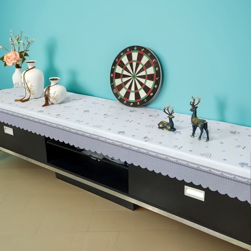 电视柜条几垫盖布防水防油防烫餐桌布长方形电视机柜鞋柜长条盖巾