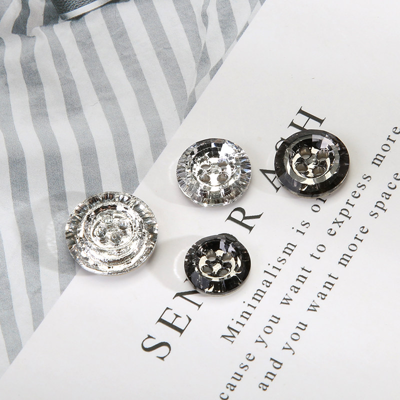 衣服衬衫衬衣水晶玻璃钻扣女百搭装饰扣连衣裙雪纺衫四眼纽扣配件,居家布艺,纽扣,淘宝优惠券,粉丝福利购,淘宝优惠卷