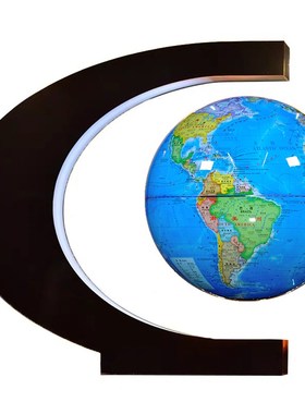 AR磁悬浮地球仪12寸 创意生日礼物 地球仪 办公室桌面摆件装饰 深