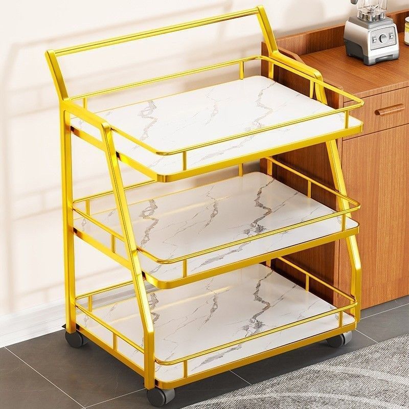 餐车酒水车餐厅酒店带灯手推车茶水车KTV小吃点心蛋糕活动服务车