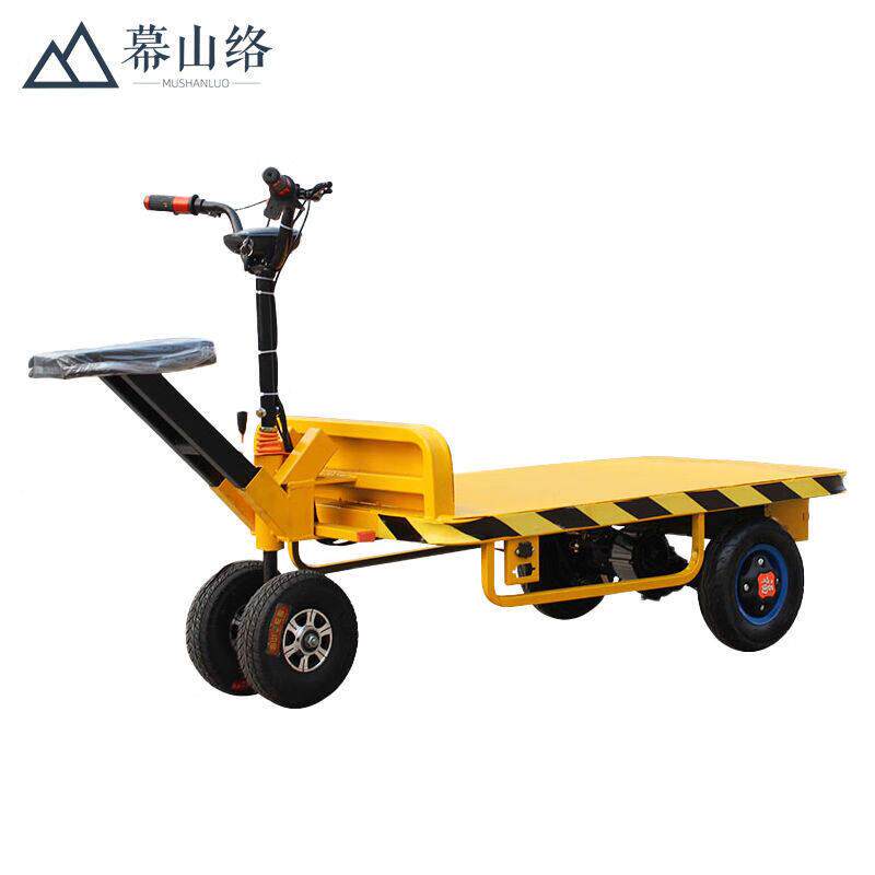 幕络电动平板车搬运车1拖20*80m三轮c小车工山地拉货车倒Z-021013