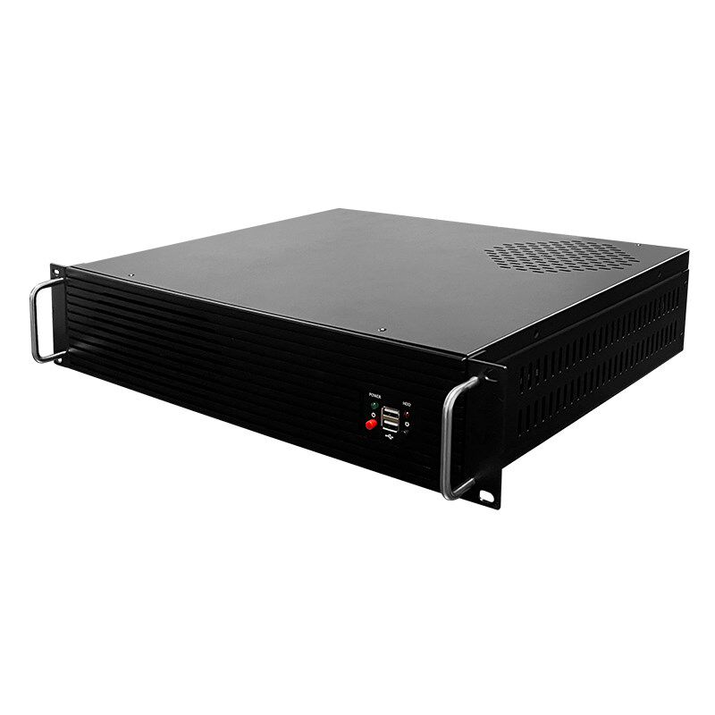 2u铝面板工控机箱铝合金加工机箱壳体外壳定制钣金功放机机壳4U