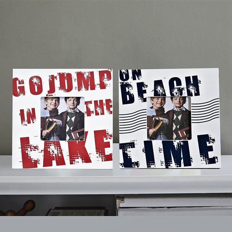 创意儿童卡通相框相架框摆台欧式男孩家居装饰字母卧室照片框摆件