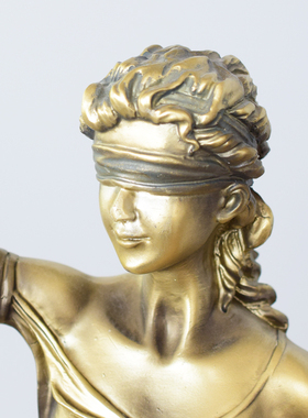 天平正义女神忒弥斯家居摆件雕塑礼物人物摆设客厅办公室装饰品