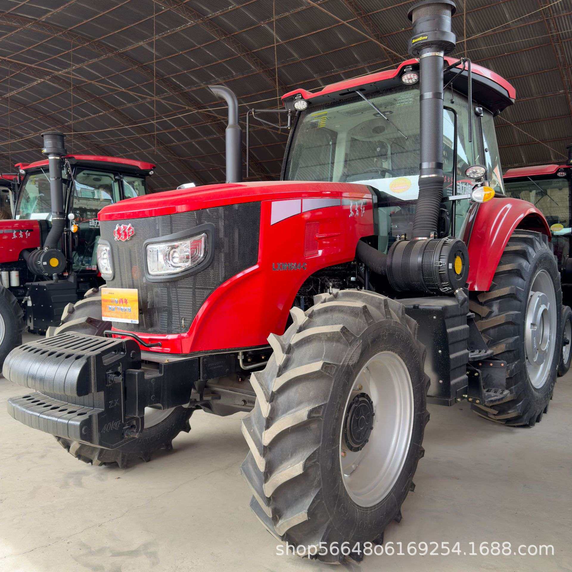 东方红LXM1604大型轮式重型旋耕机水旱田两用大桥犁地四驱拖拉机